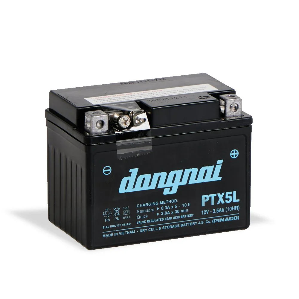 PINACO / Dong Nai VRLA Motorcycles Battery - PTX5L