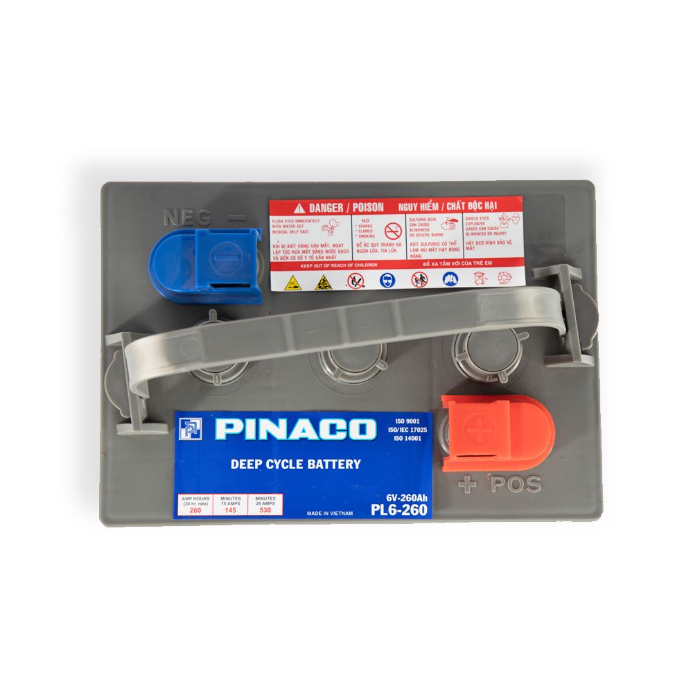PINACO Deep Cycle Battery - PL6-260
