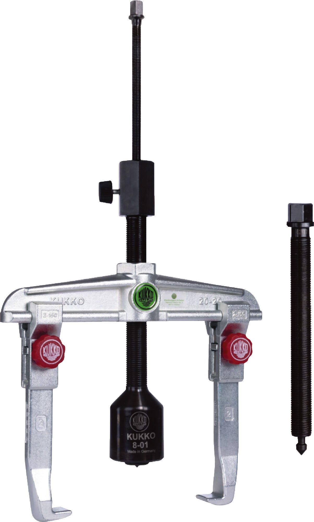 KUKKO - 2-jaw Pullers with Quickly Adjustable Jaws & Hydraulic Spindle