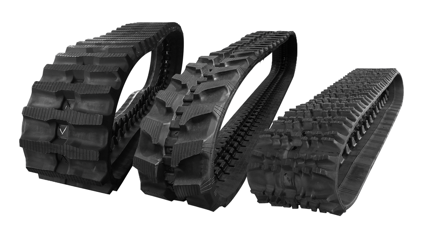 RUBBER CRAWLER / Gray - HF090 / 300x52.5x84