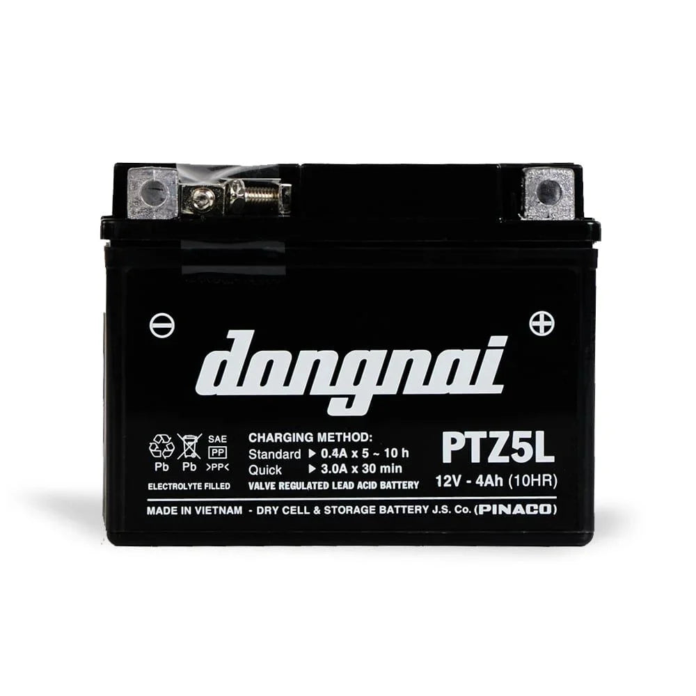 PINACO / Dong Nai VRLA Motorcycles Battery - PTZ5L