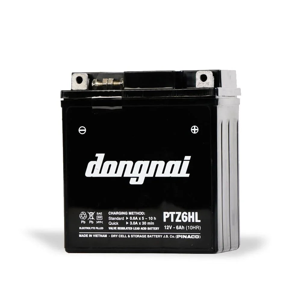 PINACO / Dong Nai VRLA Motorcycles Battery - PTZ6HL