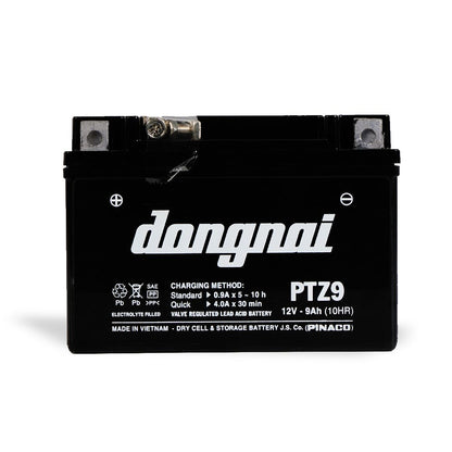 PINACO / Dong Nai VRLA Motorcycles Battery - PTZ9