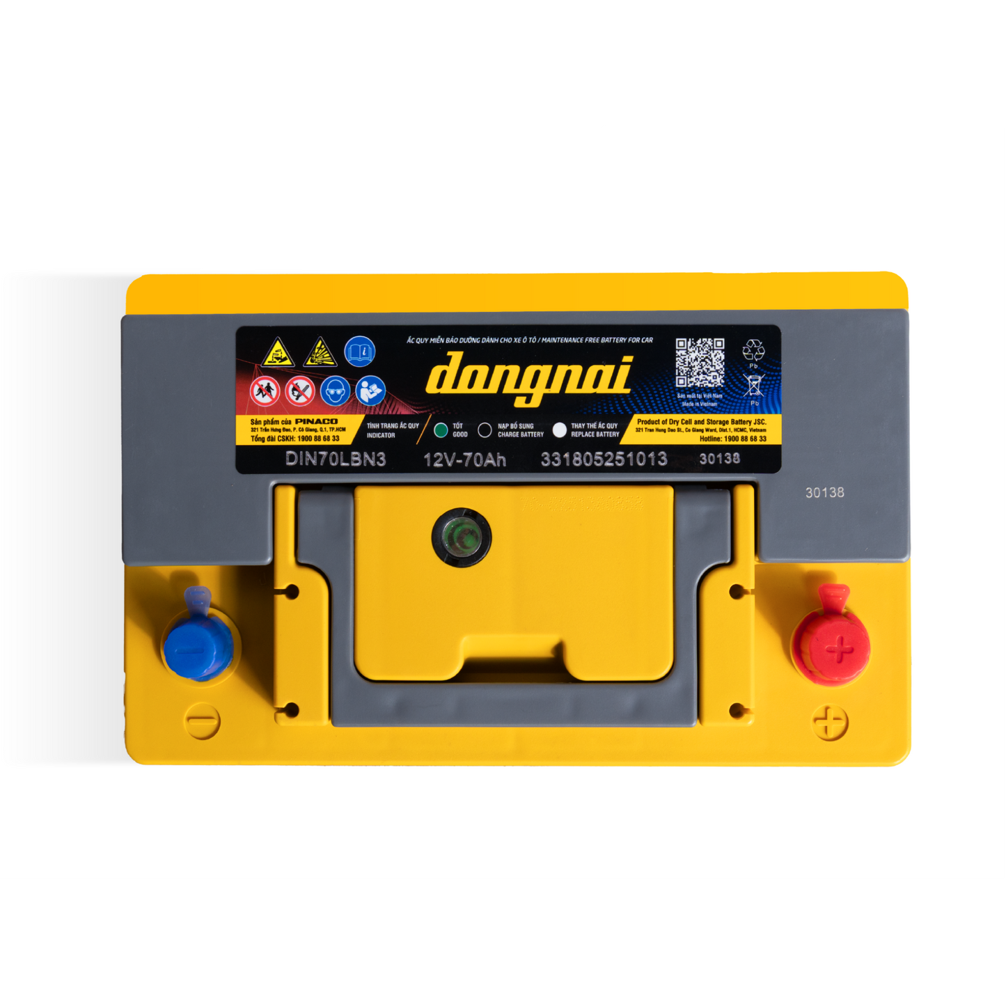 PINACO / Dong Nai CMF Battery - DIN66 / DIN70