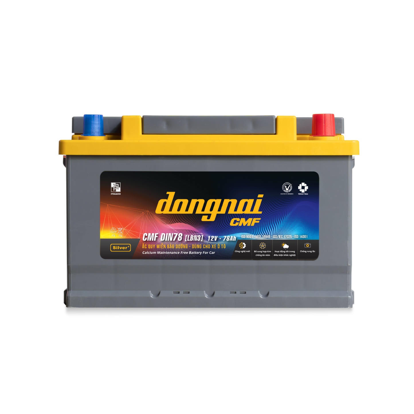 PINACO / Dong Nai CMF Battery - DIN75 / DIN78