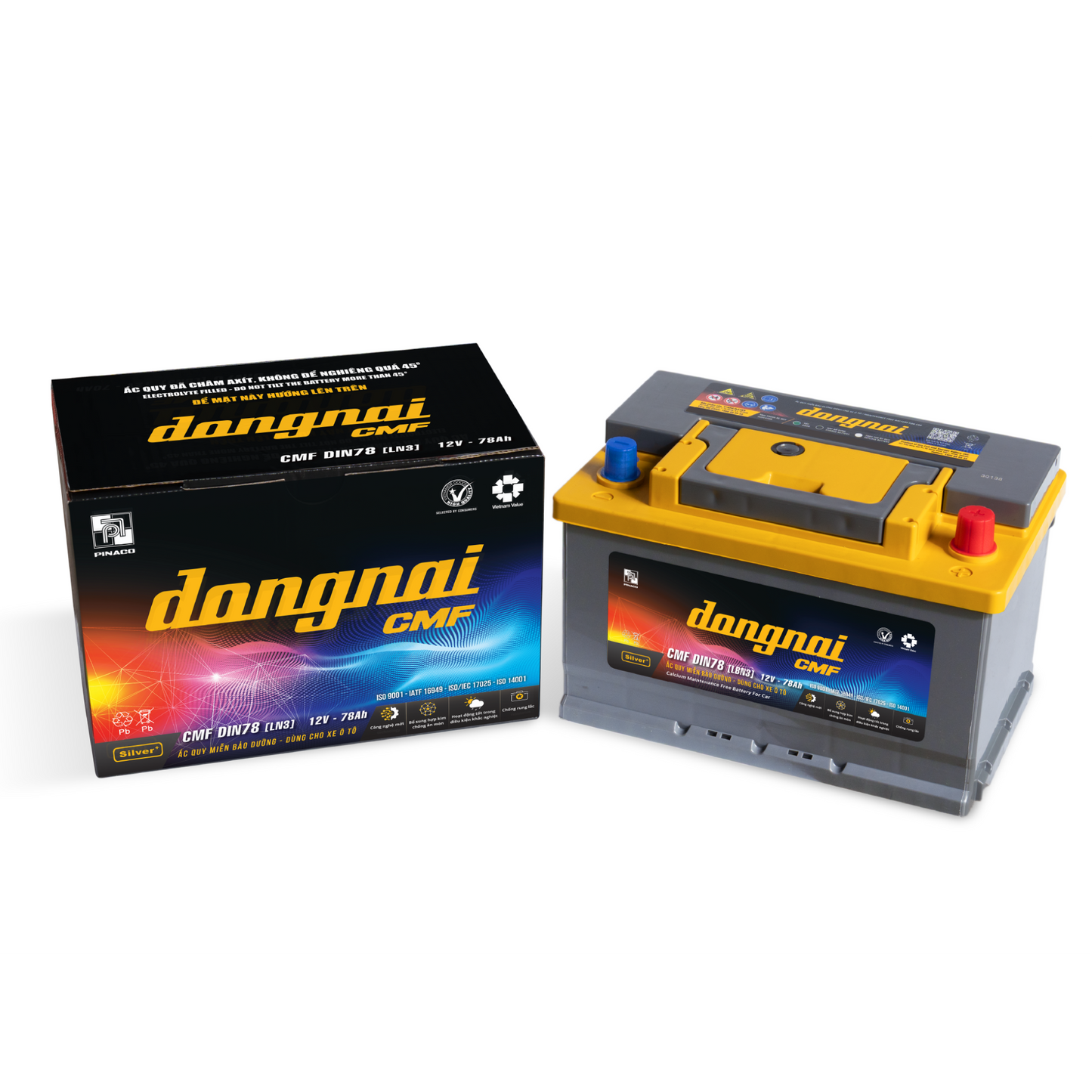 PINACO / Dong Nai CMF Battery - DIN75 / DIN78