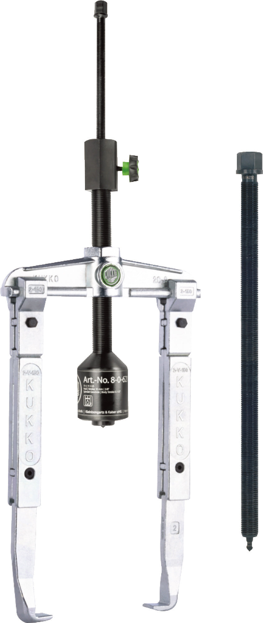 KUKKO - 2-jaw Pullers with Long Hydraulic Spindle