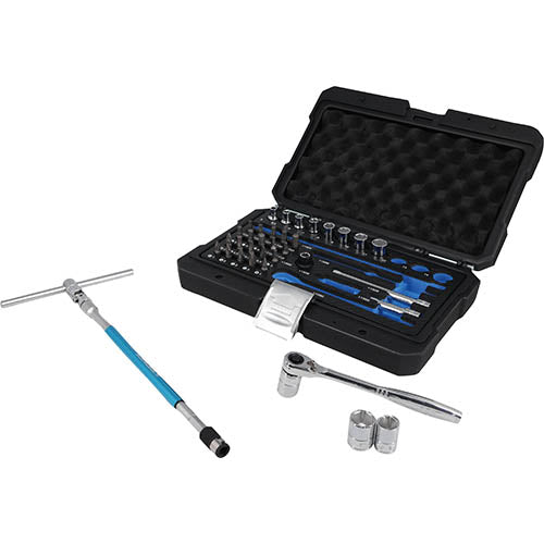 SIGNET - 1/4DR / 6.3SQ Socket wrench & Bit set (mm) / For hand tool