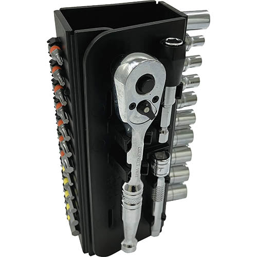 SIGNET - 1/4DR / 6.3SQ Socket & Bit set 37PCS