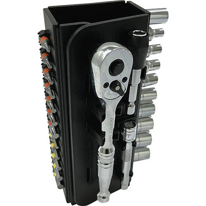 SIGNET - 1/4DR / 6.3SQ Socket & Bit set 37PCS