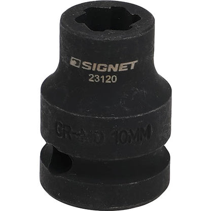 SIGNET - 12.7SQ Bolt Remover Socket (mm) / For Impact