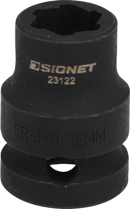 SIGNET - 12.7SQ Bolt Remover Socket (mm) / For Impact