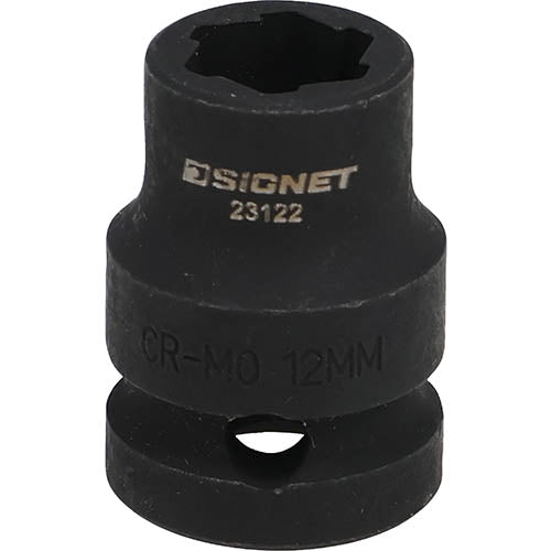 SIGNET - 12.7SQ Bolt Remover Socket (mm) / For Impact