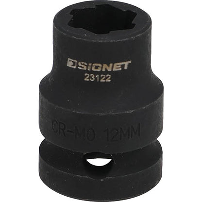 SIGNET - 12.7SQ Bolt Remover Socket (mm) / For Impact