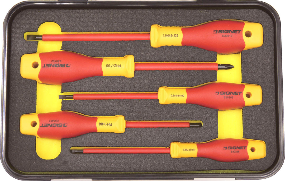 Signet Screwdrivers KMVL - SIGNET - Insulated Driver set / Set : 5 PCS – KMVL-Parts Shop