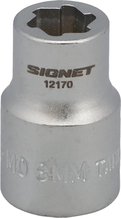 SIGNET - 9.5SQ Bolt Remover Socket (mm) / For Hand tools