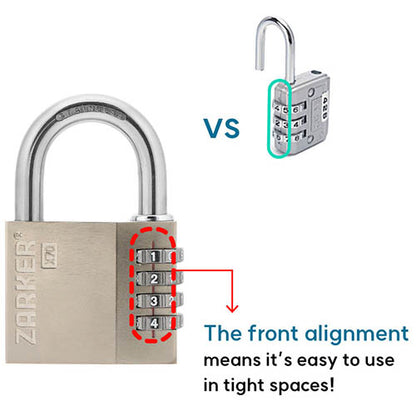 ZARKER - X-SERIES Premium Dial Padlock