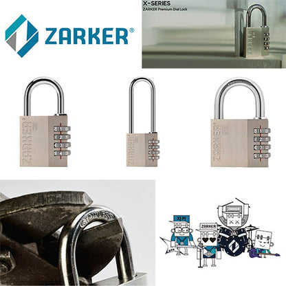 ZARKER - X-SERIES Premium Dial Padlock