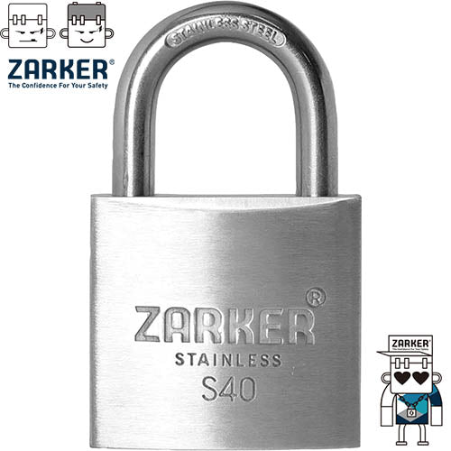 ZARKER - S-SERIES Rustproof Stainless Padlock