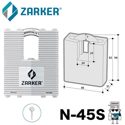 ZARKER - STEEL PADLOCK