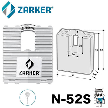 ZARKER - STEEL PADLOCK