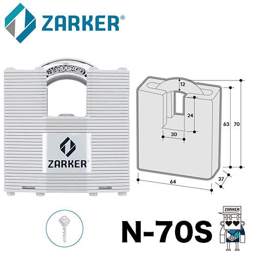 ZARKER - STEEL PADLOCK