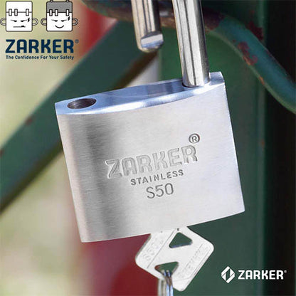 ZARKER - S-SERIES Rustproof Stainless Padlock